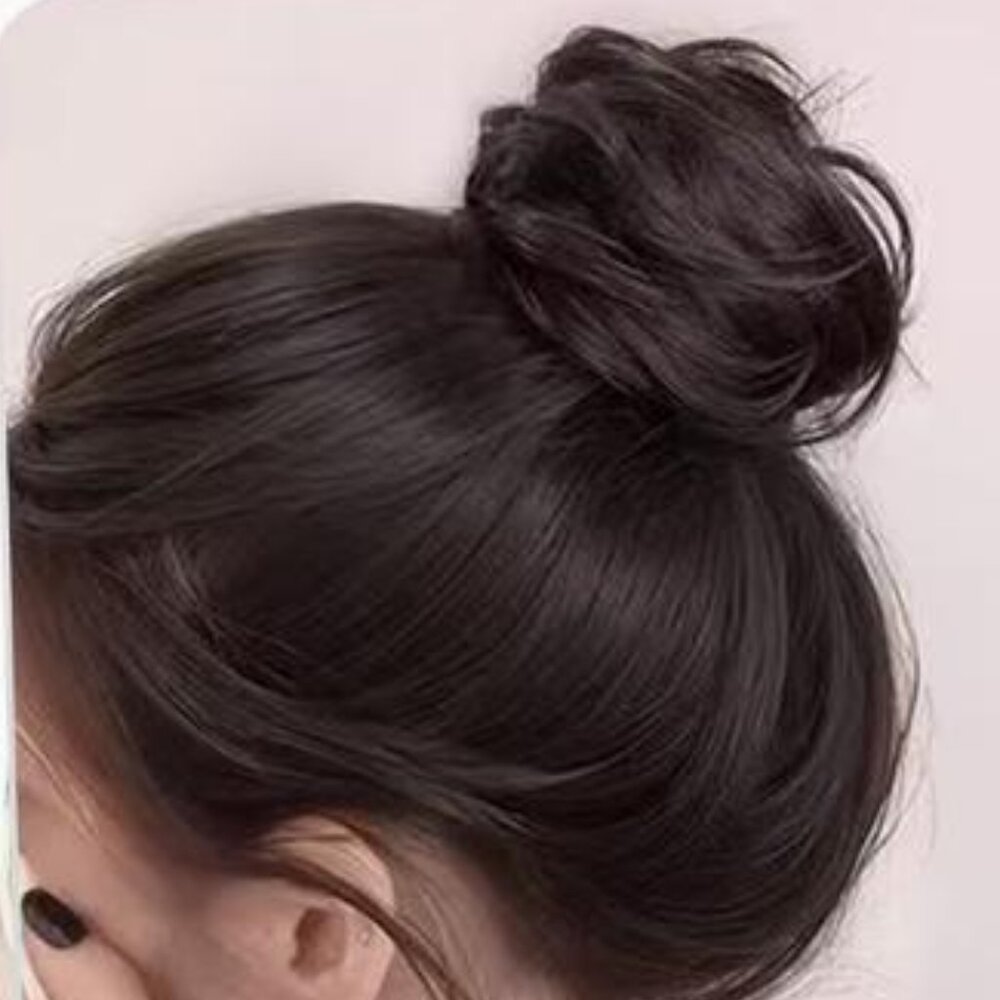 BIRD NEST BUN in 2 Brown Black